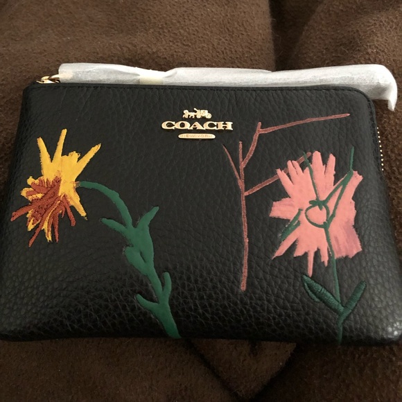 Coach Handbags - SALE!!! NWT Coach gorgeous RARE floral wristlet!! Price FIRM